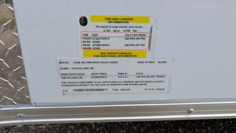 new Cargo (Enclosed) Trailers Rock Solid Cargo  for sale, in Clearwater, MN Thumbnail 10