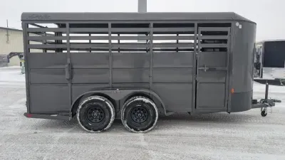 2026 Delta Trailers 6 X 16 Stock / Stock Combo Trailer