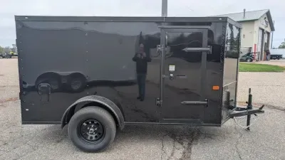 2027 Rock Solid Cargo 5 X 10 SA Cargo / Enclosed Trailer