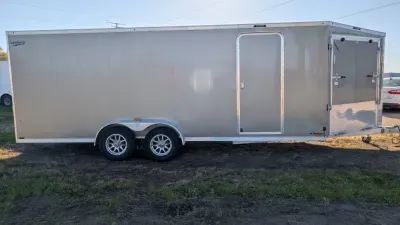 2024 Light LTFES720TA2 Snowmobile Trailer