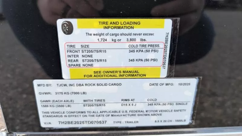 new Cargo (Enclosed) Trailers Rock Solid Cargo  for sale, in Clearwater, MN Thumbnail 11