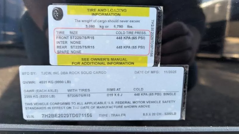 new Cargo (Enclosed) Trailers Rock Solid Cargo  for sale, in Clearwater, MN Thumbnail 13