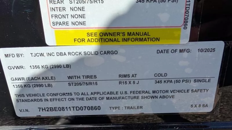 new Cargo (Enclosed) Trailers Rock Solid Cargo  for sale, in Clearwater, MN Thumbnail 10