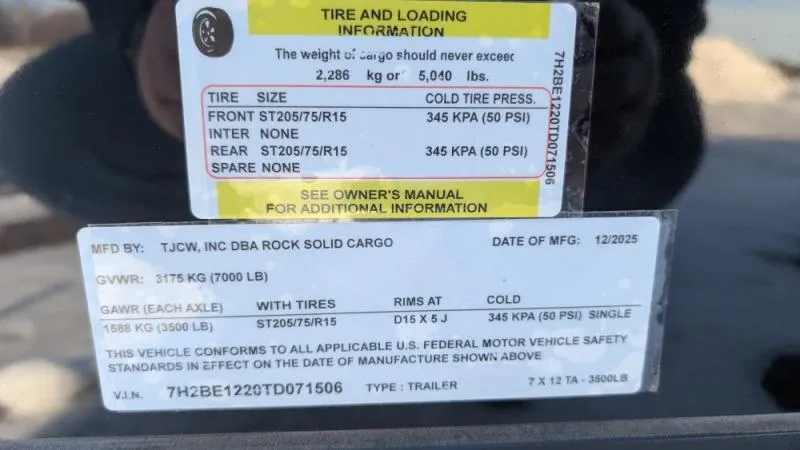 new Cargo (Enclosed) Trailers Rock Solid Cargo  for sale, in Clearwater, MN Thumbnail 11