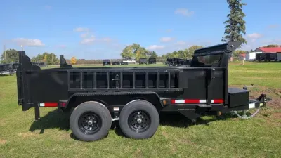 2027 Quality Steel and Aluminum 7212D10K Dump Trailer