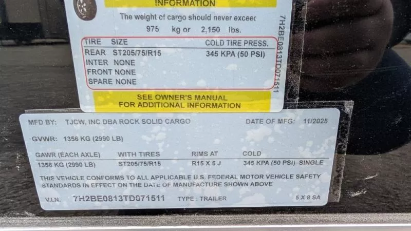 new Cargo (Enclosed) Trailers Rock Solid Cargo  for sale, in Clearwater, MN Thumbnail 11