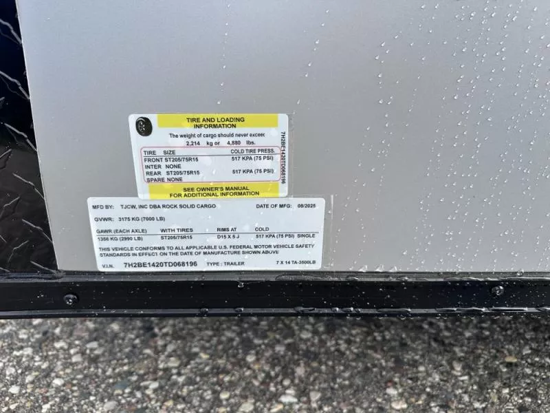 new Cargo (Enclosed) Trailers Rock Solid Cargo  for sale, in Clearwater, MN Thumbnail 13