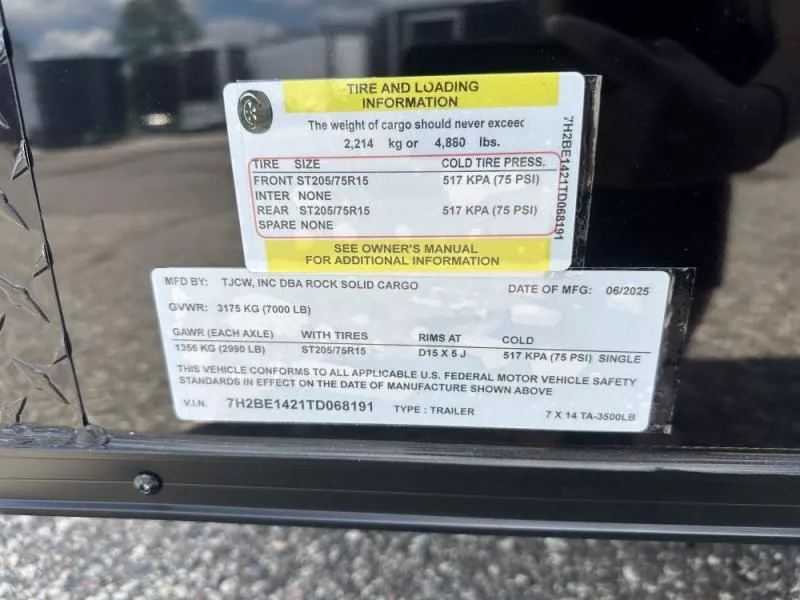 new Cargo (Enclosed) Trailers Rock Solid Cargo  for sale, in Clearwater, MN Thumbnail 13