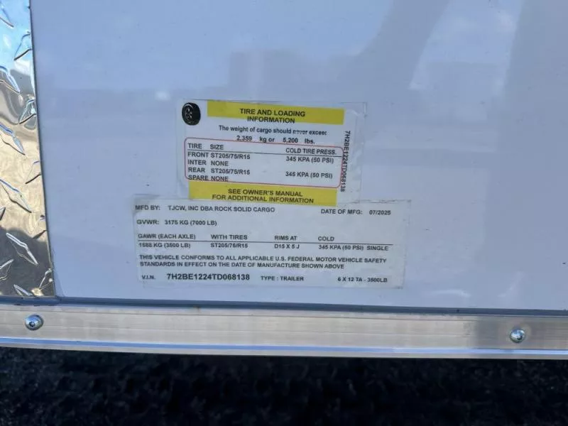 new Cargo (Enclosed) Trailers Rock Solid Cargo  for sale, in Clearwater, MN Thumbnail 13