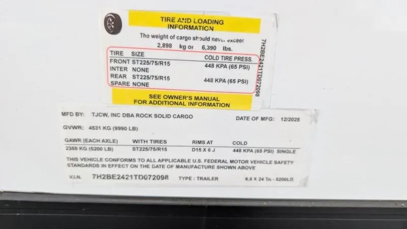 new Cargo (Enclosed) Trailers Rock Solid Cargo  for sale, in Clearwater, MN Thumbnail 16