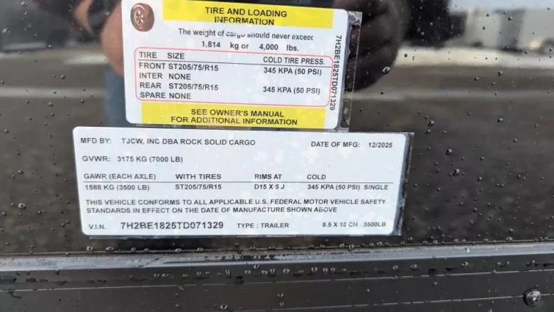 new Cargo (Enclosed) Trailers Rock Solid Cargo  for sale, in Clearwater, MN Thumbnail 10