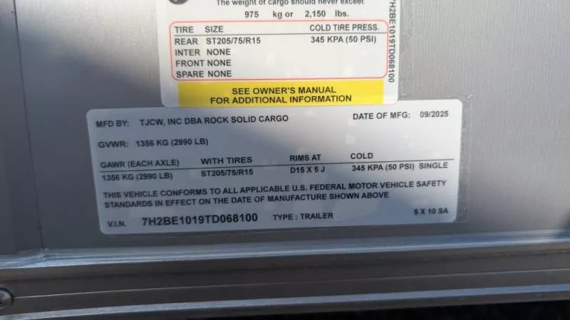 new Cargo (Enclosed) Trailers Rock Solid Cargo  for sale, in Clearwater, MN Thumbnail 11