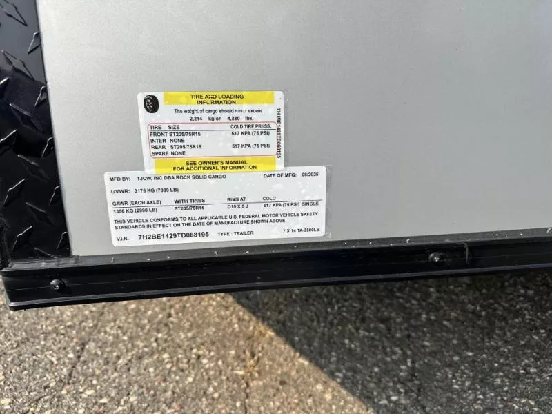 new Cargo (Enclosed) Trailers Rock Solid Cargo  for sale, in Clearwater, MN Thumbnail 13