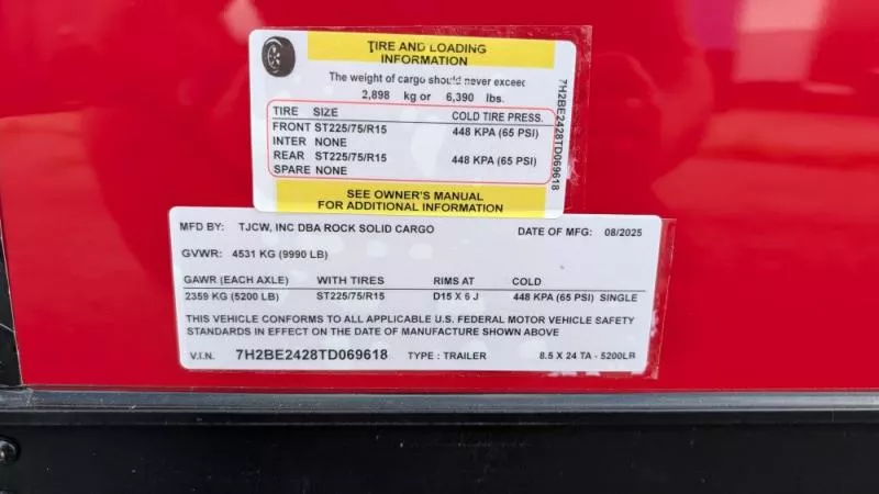 new Cargo (Enclosed) Trailers Rock Solid Cargo  for sale, in Clearwater, MN Thumbnail 11