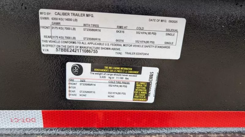 new Equipment / Flatbed Trailers Caliper  for sale, in Clearwater, MN Thumbnail 9