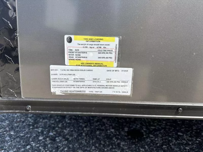 new Cargo (Enclosed) Trailers Rock Solid Cargo  for sale, in Clearwater, MN Thumbnail 12