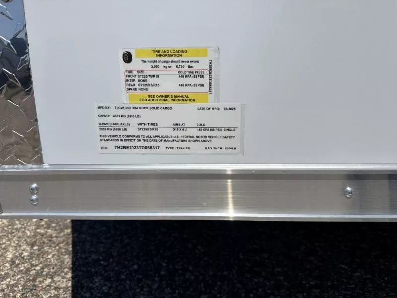 new Cargo (Enclosed) Trailers Rock Solid Cargo  for sale, in Clearwater, MN Thumbnail 13