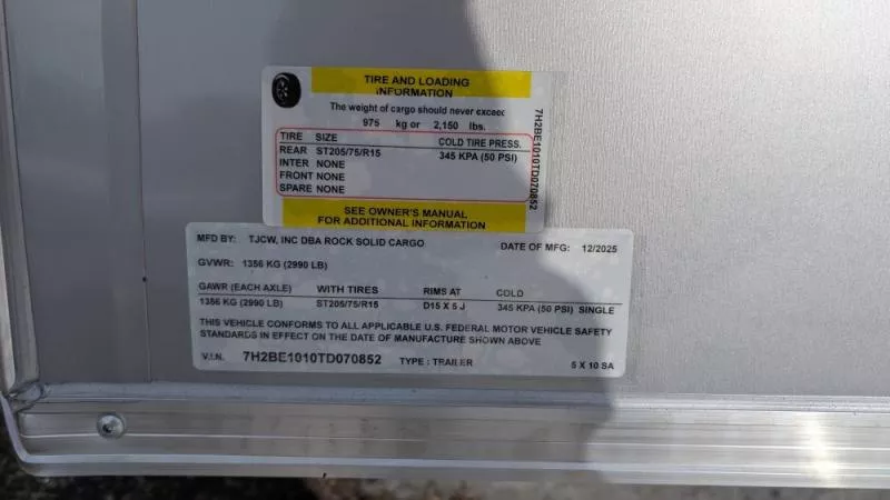 new Cargo (Enclosed) Trailers Rock Solid Cargo  for sale, in Clearwater, MN Thumbnail 10