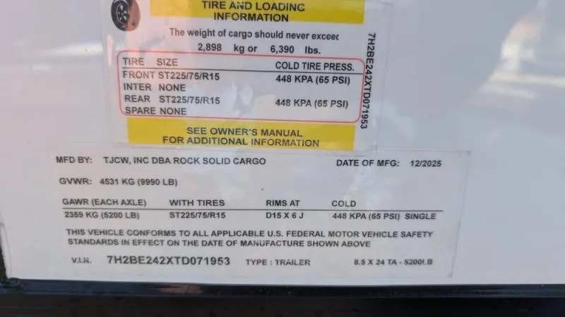 new Cargo (Enclosed) Trailers Rock Solid Cargo  for sale, in Clearwater, MN Thumbnail 13