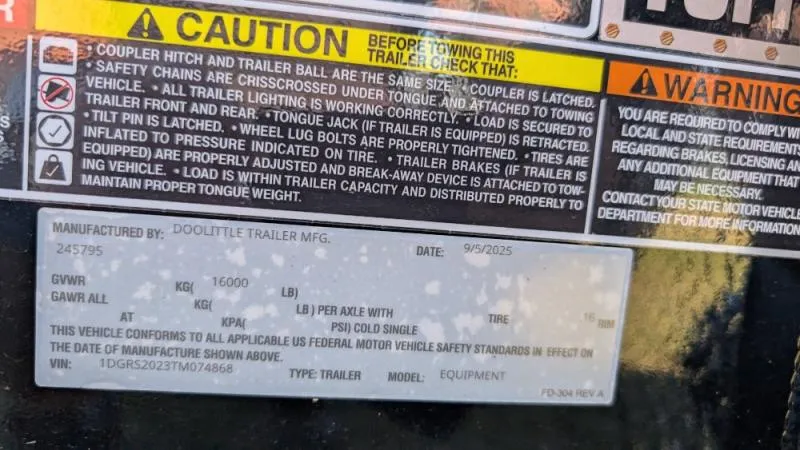 new Equipment / Flatbed Trailers Doolittle Trailer Mfg  for sale, in Clearwater, MN Thumbnail 9