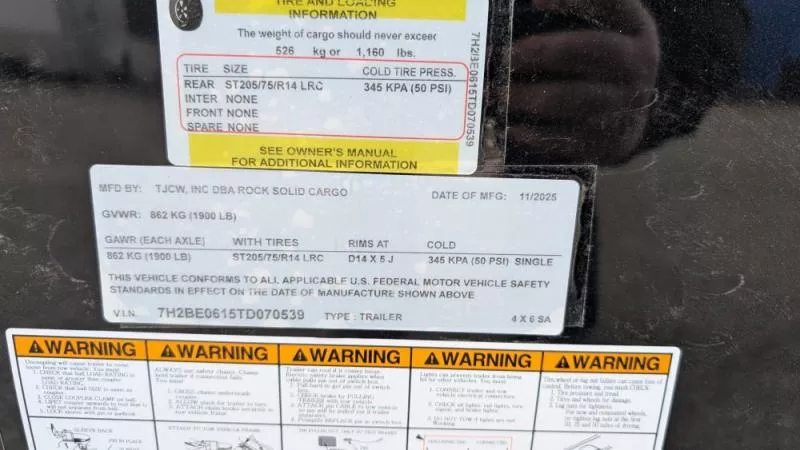 new Cargo (Enclosed) Trailers Rock Solid Cargo  for sale, in Clearwater, MN Thumbnail 8