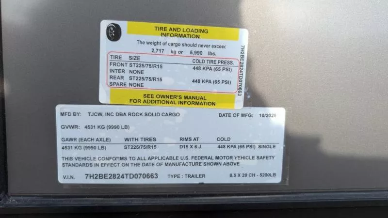 new Cargo (Enclosed) Trailers Rock Solid Cargo  for sale, in Clearwater, MN Thumbnail 12