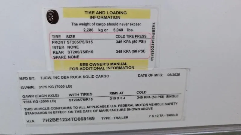 new Cargo (Enclosed) Trailers Rock Solid Cargo  for sale, in Clearwater, MN Thumbnail 11