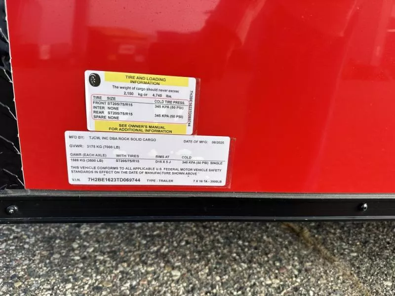 new Cargo (Enclosed) Trailers Rock Solid Cargo  for sale, in Clearwater, MN Thumbnail 13