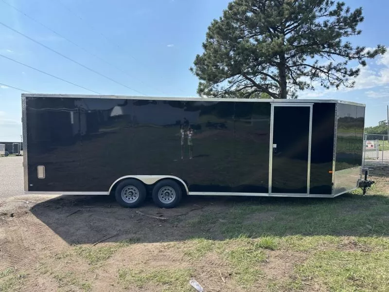 2026 Rock Solid Cargo 8.5 X 24 TA Snowmobile Trailer