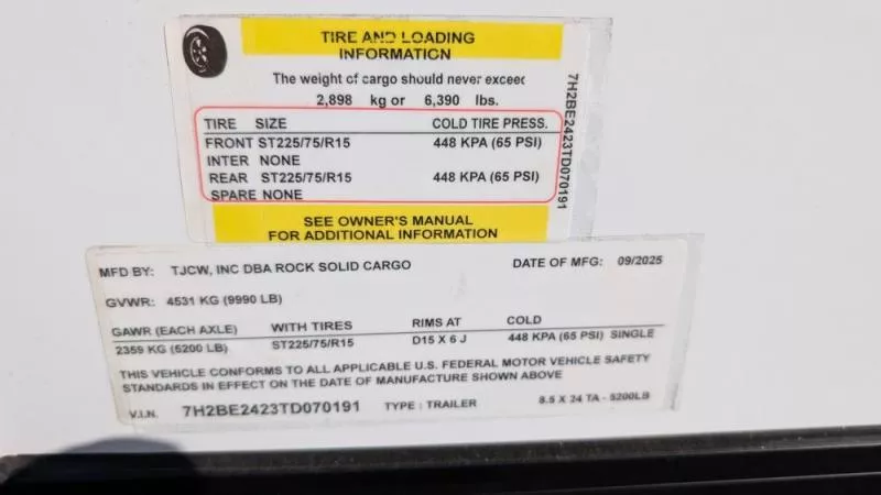 new Cargo (Enclosed) Trailers Rock Solid Cargo  for sale, in Clearwater, MN Thumbnail 15