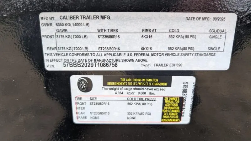 new Equipment / Flatbed Trailers Caliper  for sale, in Clearwater, MN Thumbnail 8