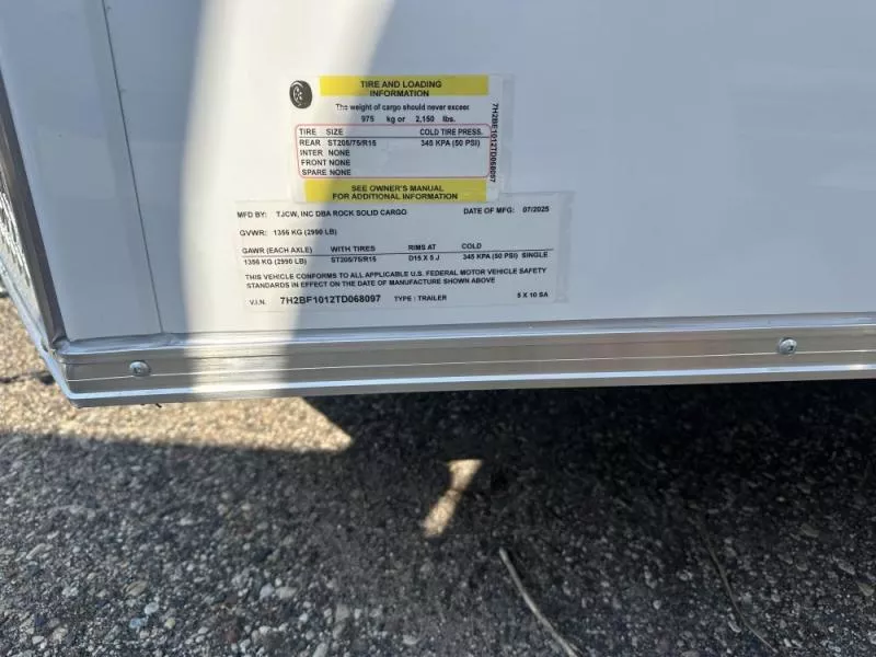 new Cargo (Enclosed) Trailers Rock Solid Cargo  for sale, in Clearwater, MN Thumbnail 12