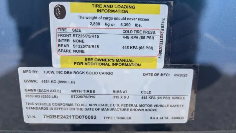 new Cargo (Enclosed) Trailers Rock Solid Cargo  for sale, in Clearwater, MN Thumbnail 17