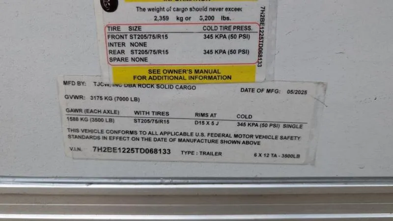 new Cargo (Enclosed) Trailers Rock Solid Cargo  for sale, in Clearwater, MN Thumbnail 11