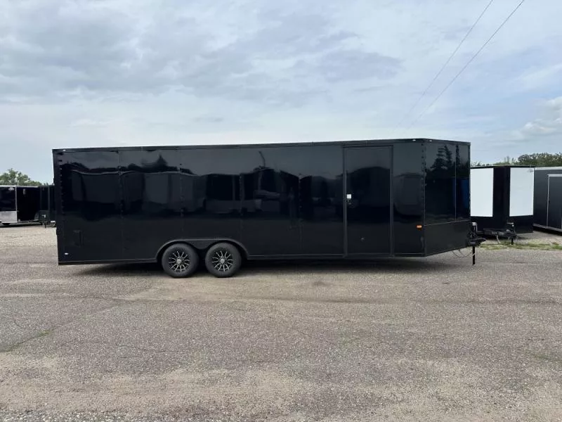 2026 Rock Solid Cargo 8.5 X 24 TA Snowmobile Trailer