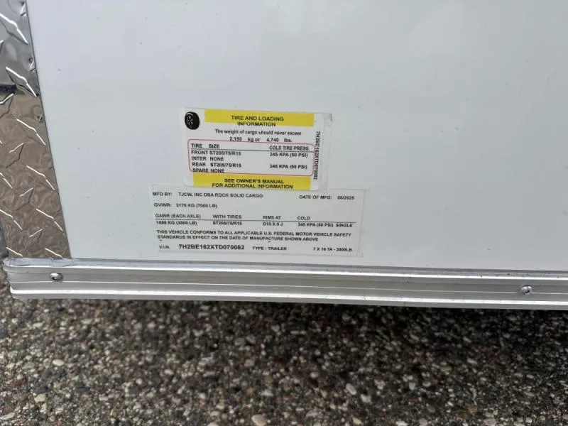 new Cargo (Enclosed) Trailers Rock Solid Cargo  for sale, in Clearwater, MN Thumbnail 13