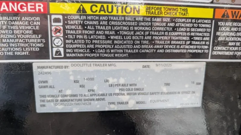 new Equipment / Flatbed Trailers Doolittle Trailer Mfg  for sale, in Clearwater, MN Thumbnail 8