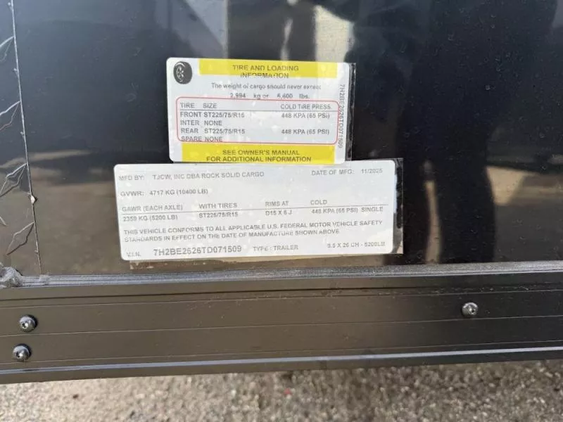 new Cargo (Enclosed) Trailers Rock Solid Cargo  for sale, in Clearwater, MN Thumbnail 13