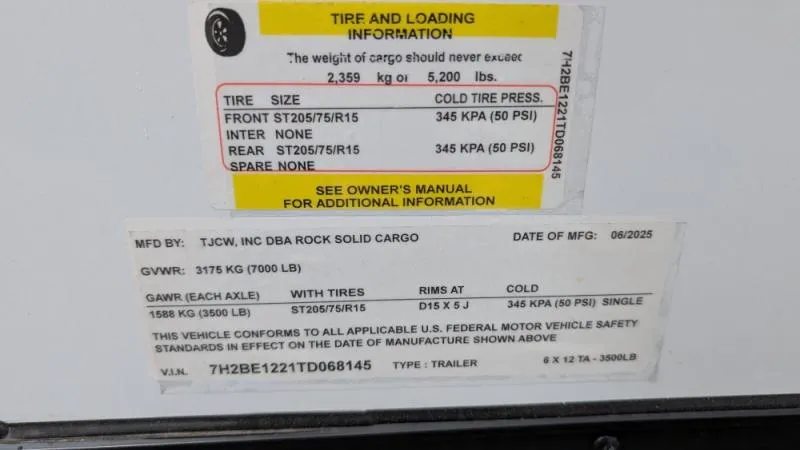 new Cargo (Enclosed) Trailers Rock Solid Cargo  for sale, in Clearwater, MN Thumbnail 11