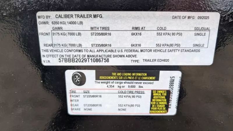 new Equipment / Flatbed Trailers Caliper  for sale, in Clearwater, MN Thumbnail 8