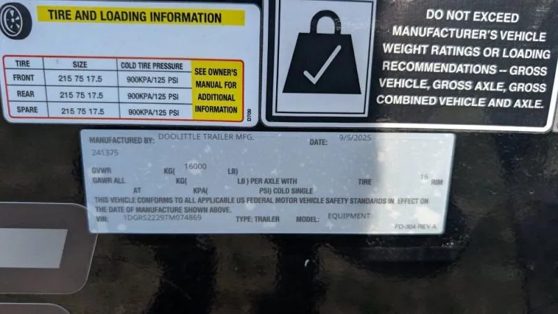 new Equipment / Flatbed Trailers Doolittle Trailer Mfg  for sale, in Clearwater, MN Thumbnail 9