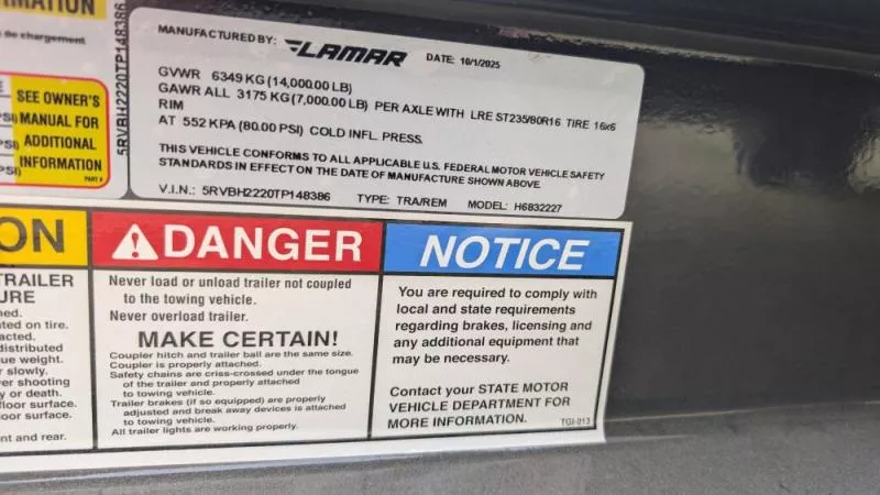 new Equipment / Flatbed Trailers Lamar Trailers  for sale, in Clearwater, MN Thumbnail 8