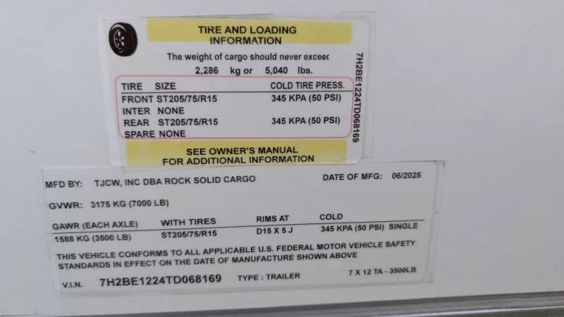 new Cargo (Enclosed) Trailers Rock Solid Cargo  for sale, in Clearwater, MN Thumbnail 11