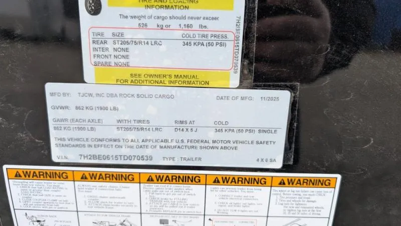 new Cargo (Enclosed) Trailers Rock Solid Cargo  for sale, in Clearwater, MN Thumbnail 8