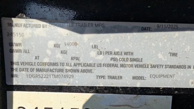 new Equipment / Flatbed Trailers Doolittle Trailer Mfg  for sale, in Clearwater, MN Thumbnail 8