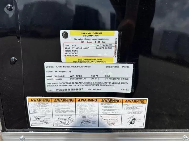 new Cargo (Enclosed) Trailers Rock Solid Cargo  for sale, in Clearwater, MN Thumbnail 8