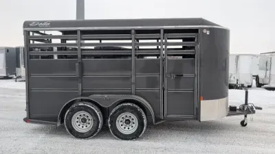 2026 Delta Manufacturing 6 X 14 Stock / Stock Combo Trailer