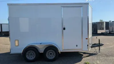 2027 Rock Solid Cargo 6 X 12 TA Cargo / Enclosed Trailer