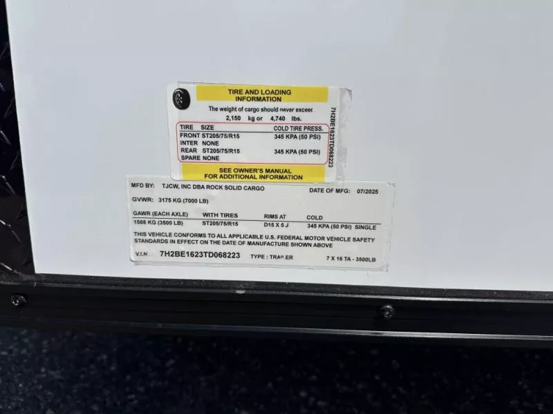 new Cargo (Enclosed) Trailers Rock Solid Cargo  for sale, in Clearwater, MN Thumbnail 13
