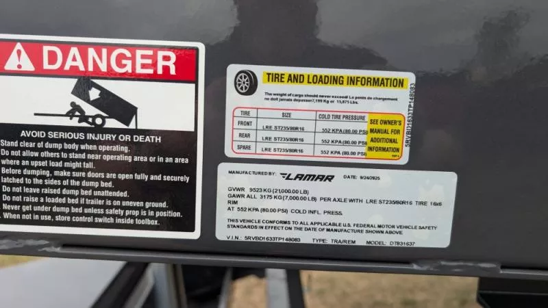 new Dump Trailers Lamar Trailers  for sale, in Clearwater, MN Thumbnail 11